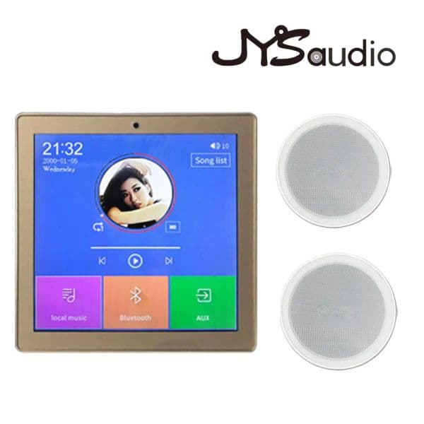 Audio Set 4 inch Sound Amplifier Bluetooth wall Amp Home new Theater 2025 Background Music System Stereo Mini Ceiling Speaker loudspeaker