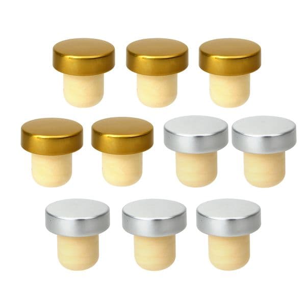 Wine Stopper 5pcs/lot Beer Soda Cork Rubber Bottle Sealing Plug Bar Tools Kitchen Bar Supplies T-shape Bottle Cap Cover