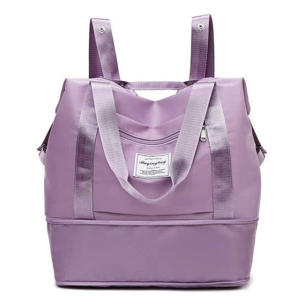Multi Functional Double Back Travel Bag Expandable Capacity and Luggage Storage Bag Lightweight Leisure and Fitness Bag