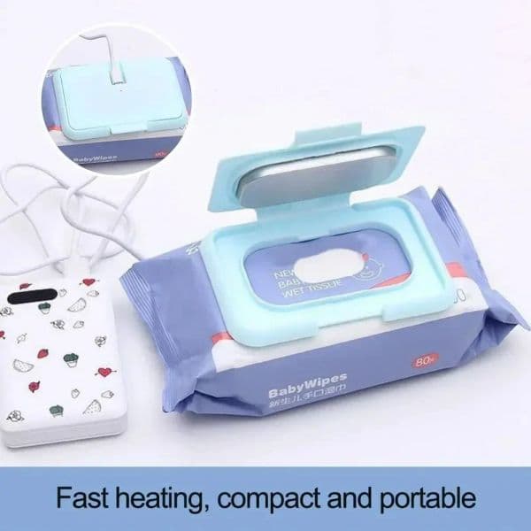 Baby Wipes Heater Thermal Warm Wet Towel Dispenser Napkin Quick Heating Box Cover Home Car Mini Paper Warmer Disinfecting Wipes