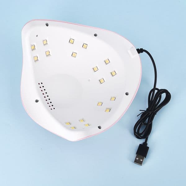 54W USB UV Resin Curing Machine DIY Resin Jewelry Making Dryer Tool Gel 18 LED Lights Polish Nail Art Curing Tools UV Lamp