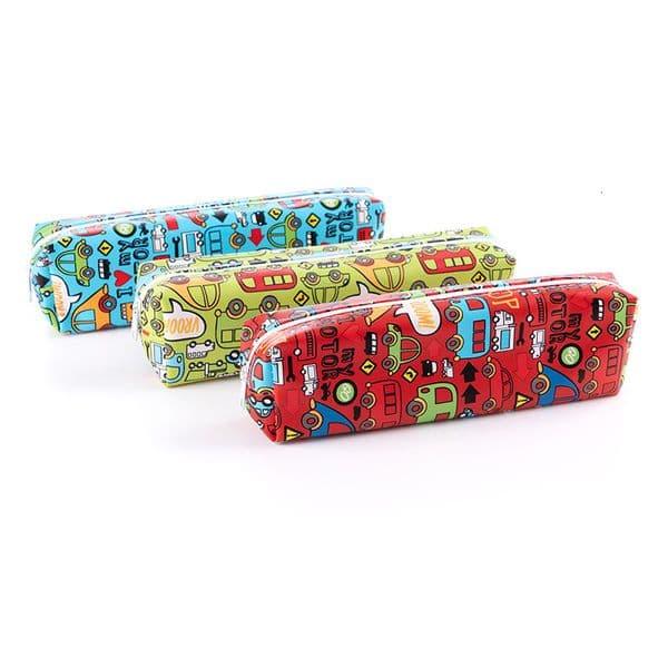 2026 New Pencil Case Luxury Wholesale Straight Creative Single Layer Large Capacity Pen Handheld Simple Bag Stationery Box Offi Free Shipping