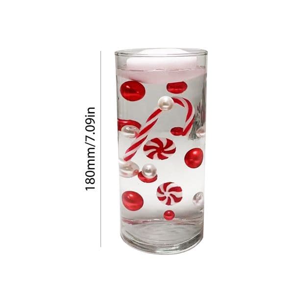DIY Floating Candle Tea Lights Reusable Acrylic Christmas Floating Candles Homemade Art Crafts Desktop Ornaments for Home Office