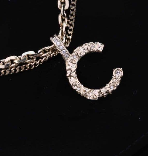 2026 Luxury quality pendant necklace for women wedding jewelry with diamond in 18k gold plated have stamp box PS3175A