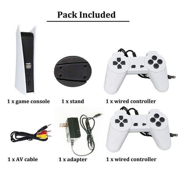 NEW GS5 Game Console 8 Bit USB Wired Handheld Game Player 200 Classic Games Retro AV Output TV Gaming Console For Child