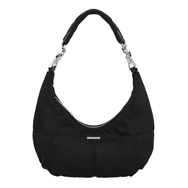 Women Vintage Underarm Bag Versatile Zipper Shoulder Purse Casual Tote Handbag Trendy Daily Dating Bag