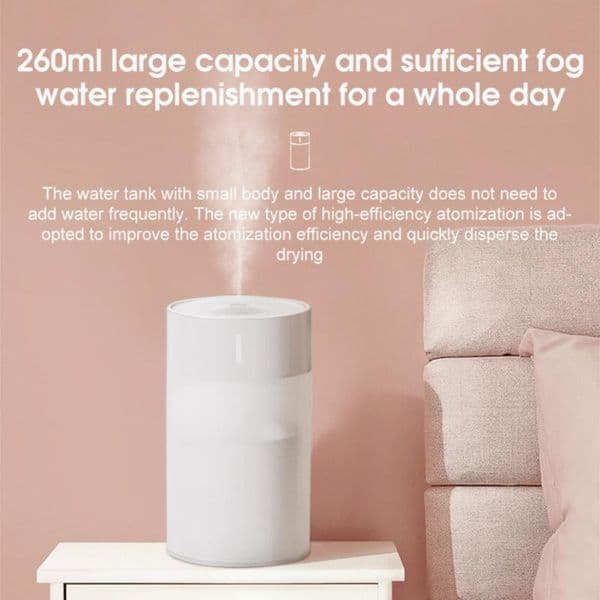 Large Capacity Humidifier Household USB Mute Essential Oil Diffuser Portable Large Spray Car with Atmosphere Lamp Desktop Gift