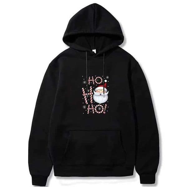 Christmas Santa Claus Print Hoodies Men Women Casual Oversized Hoodie Streetwear Hooded Sweatshirts Y2k Pullover Unisex Clothing LX241113
