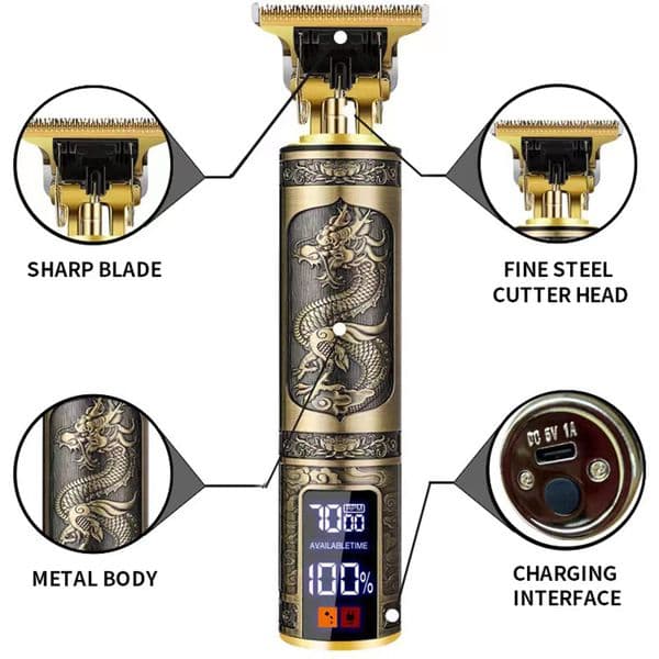 T9 USB Electric Hair Cutting Machine Rechargeable New Hair Clipper Man Shaver Trimmer For Men Barber Professional Beard Trimm