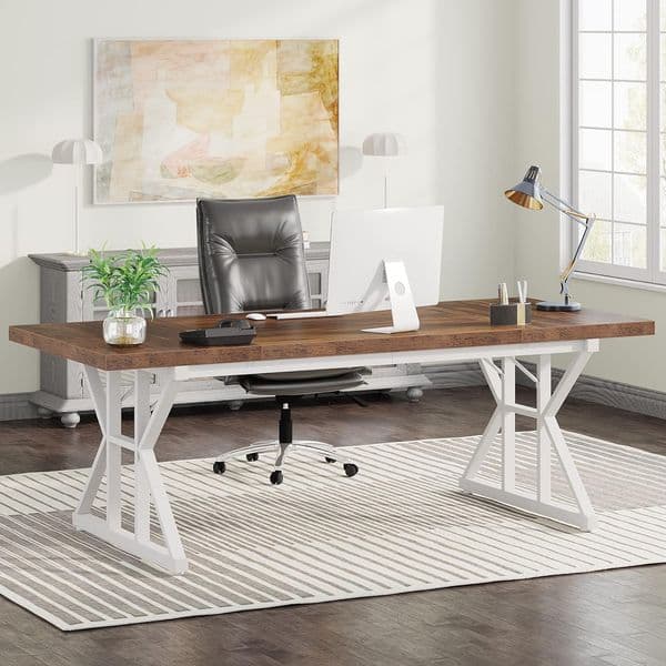 Tribesigns 708-Inch Executive Large Computer Office Workstation Modern Simple Style Laptop Desk Study Writing Table
