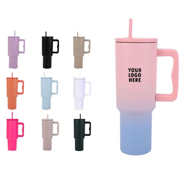 40 oz Tumbler with Handle Insulated Stainless Steel Travel Coffee g Leakproof Dishwasher Safe Keeps Cold for 24 Hours Fits in Car Cup Holder HSK003-lyp002 Y260520
