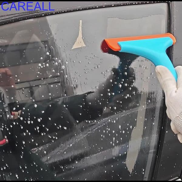 CAREALL Car Windshield Scraper Wrap Tools Flexible Handle Silicone Squeegee Window Tint Clean Vinyl Film PPF Wiper Glass Cleaner