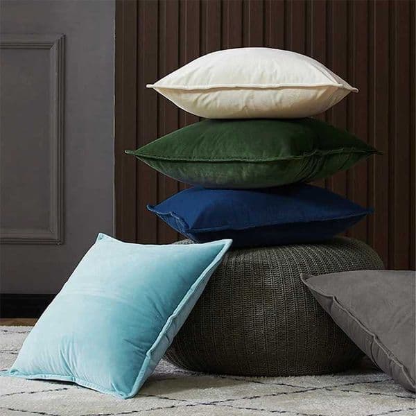 Veet covers He Decor case 60 * 60 soft cushion cover lightweight Velour case for sofa bed life Ro 50 * 50 M241113