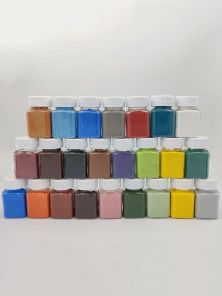 50g Ceramic Pigment Colored Powder Medium Temperature Electric Kiln Powdery Paint DIY Pottery Crafts Filled Coloring Materials