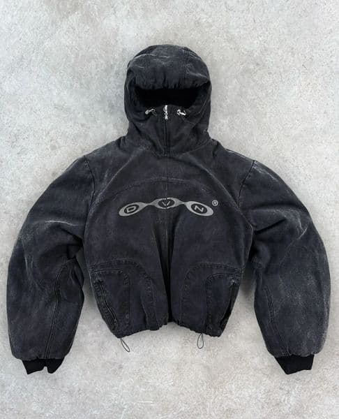 Y2k Retro Fashion Zipper Hoodie Mens Street Harajuku Hip Hop Embroidered Long Sleeve Coat Loose Hoodie Sweatshirt 241112