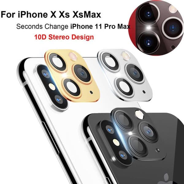 Camera Lens Film for IPhone X/XS Seconds Change Protector Ring Cover To For IPhone 11 Pro MAX Back Camera Lens Protector Films