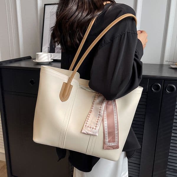 Shoulder Bags Classic Casual Retro Minimalist 2024 Fashion Women's Large Capacity Shopping Commuter Handbag