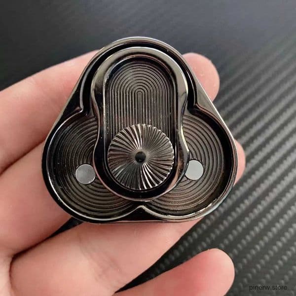 Decompression Toy Triangle Magnetic Fidget Slider for Adults EDC Metal Fidget Toy Hand Spinner for Autism Sensory Toys Anxiety stress Relief for a