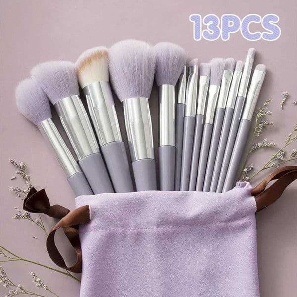 New 13Pc makeup brush set makeup concealer brush powder blusher loose powder brush eye shadow basic brush beauty tool W241113