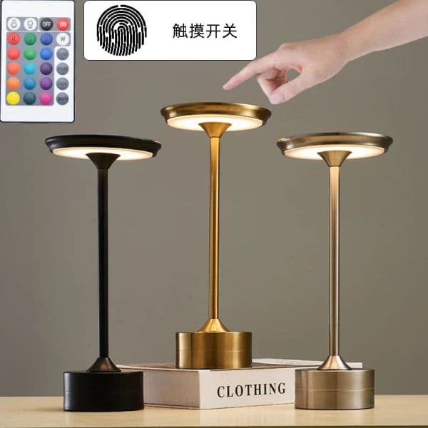 Table Lamp Touch Sensor 2025 Rechargeable Desktop Night Light new LED Reading Lamp for Restaurant Hotel Bar Bedroom Decor Light Book Lamp