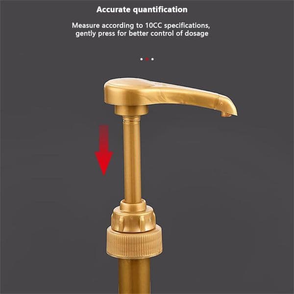 1Pcs Coffee 750ML Dispenser Syrup Pump Black Liquid Dispenser for Syrup 10Ml Juice Bottle Dispenser Pump Kitchen Accessories