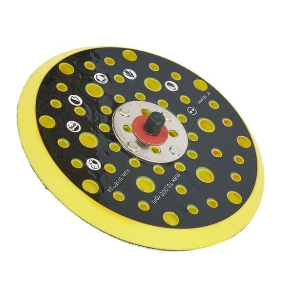 6 Inch Sander Backing Pad 150mm 52 Holes Hook&Loop Dust Free Sanding Disc Sander Polishing Disc Parts Sander Accessories