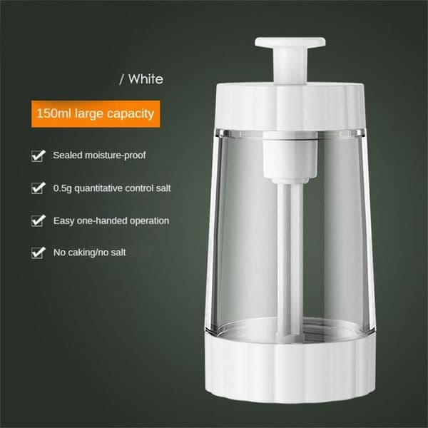 1/2PCS Metering Salt Shaker Push Type Seasoning Salt Dispenser Salt Tank Sugar Bottle Spice Pepper Salt Shaker Jar Can Bottle