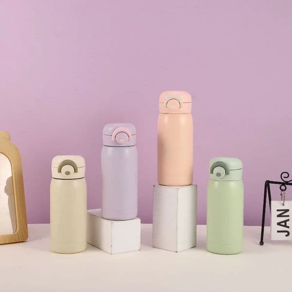 304 stainless steel mini insulated cup student portable small capacity bouncing cup outdoor pocket portable water cup 241113