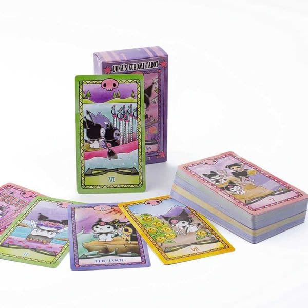 78 Lunas Kuromi Cinnamon Trio Tarot Deck Split Wealth Story Party Game Set Suitable for Beginners W241114