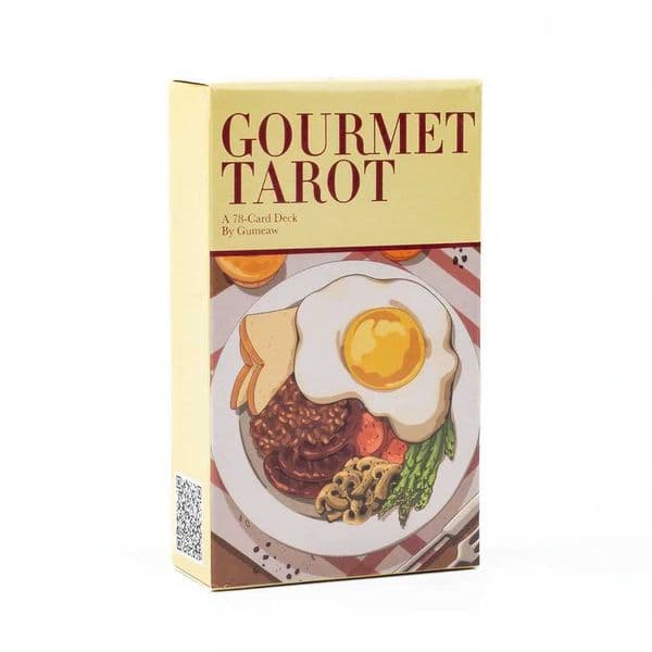 Food Tarot Card 78 Deck Board Game Pre Recognition and Oracle Divination Set for Family Gatherings and Group Games Used for Desktop Fun W241114
