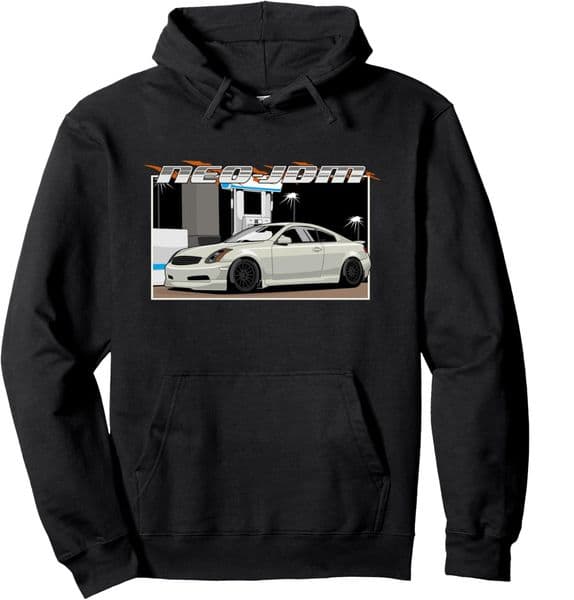 Hoodie for Mens Womens Neo-JDM 35 V Car Graphic Pullover Hoodie Graphic Hoodies sweatshirt