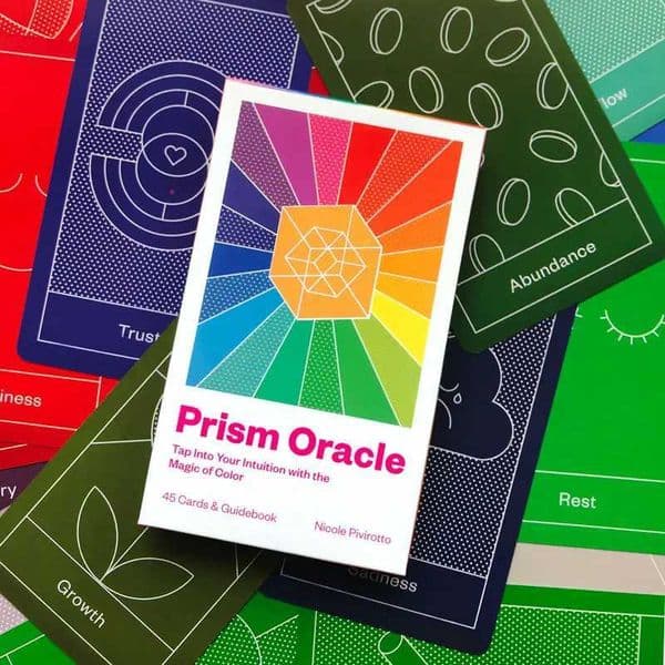 Hot Sales Prisms Oracle Tarot Card Fate Splitting Prophecy Card Family Party Game Tarot Card 45 Card PDF Guide W241114