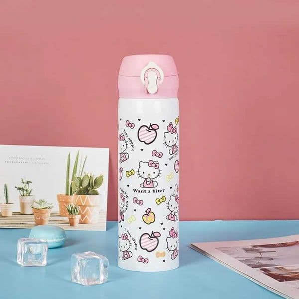 Insulated Water Bottle 304 stainless steel fashionable vacuum hot cup bouncing cup student holiday gift cute cartoon Y251111