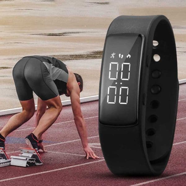New Arrival Smart Bracelet LED Digital Waterproof Smart Watch Smart Band Running Pedal Monitor Smart Band Vibration Al Rnder Z241114