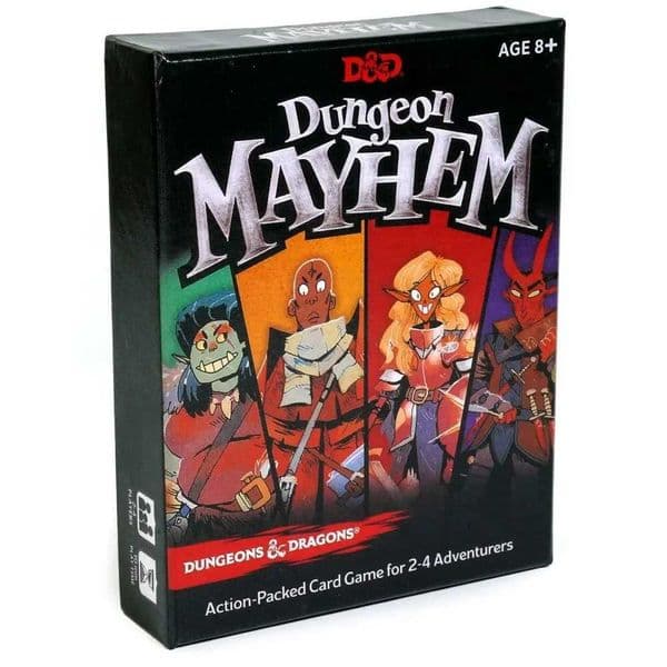 Dungeon Chaos Dungeon Dragon Card Game 2-4 Players 120 Card Game Friends and Family Party Game W241114