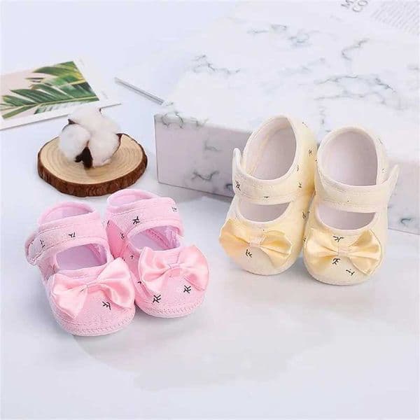 Baby shoes newborn baby socks shoes with anti slip soft sole first step for toddlers children cotton soaked shoes 3 6 9 months old W241114