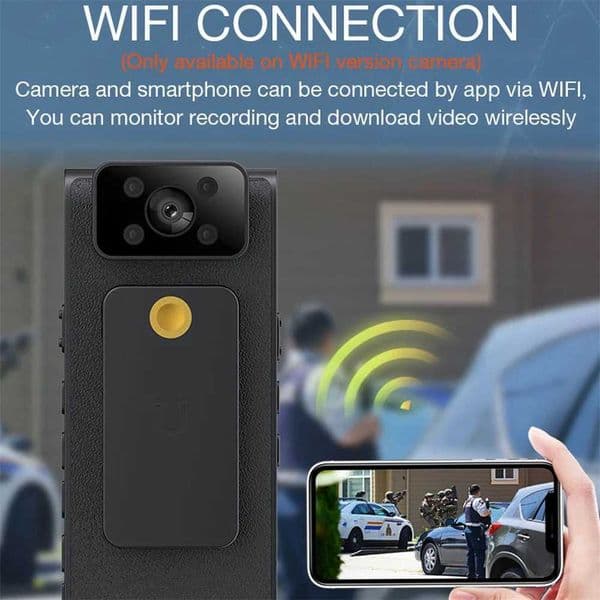 Hot Sale New high-definition 4K WiFi portable small digital video recorder police body camera infrared night vision ature camera T241104