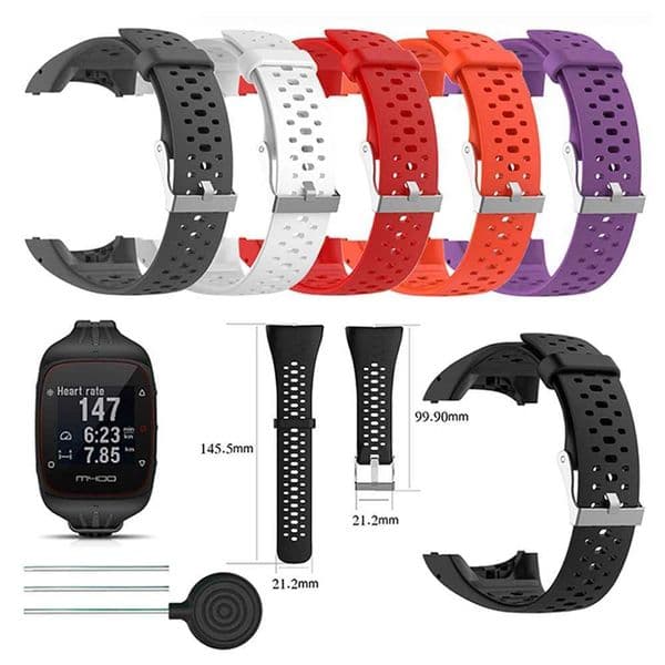 New Arrival Silicone bracelet strap for replacing Wahband for Polar M400 M430 GPS Sports Wah Band Z241115
