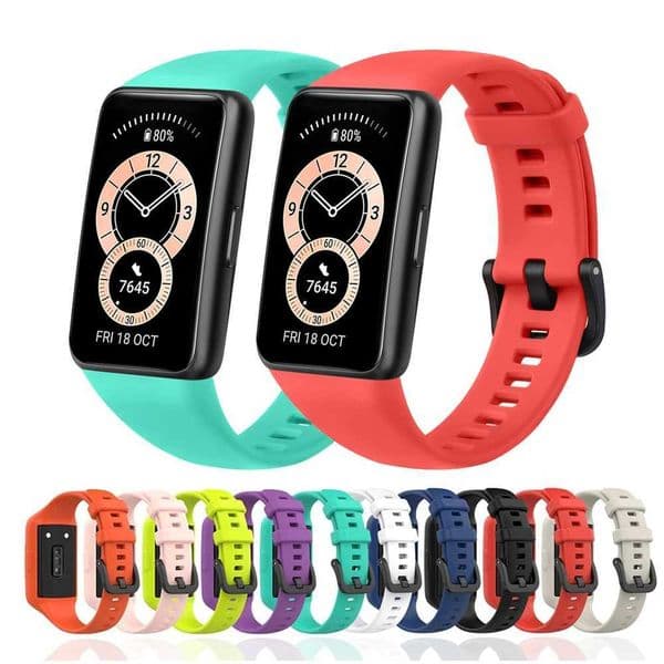 New Arrival Silicone strap replacement for Band 6 Pro Band adjustable wristband bracelet for Honor Band 6 strap Smartwah accessories Z241115