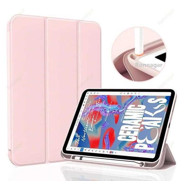New Arrival Pencil Slot Fund Case iPad 10th Generation Case iPad Air11 iPad Pro11 M4 2024 iPad Ai 5 10.9 7 8 9 10.2 Fund Cover 10.2 Z241115