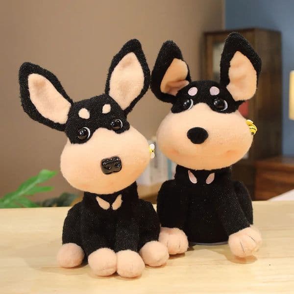 Children Electric Plush Toy Simulation Bobblehead Bee Dog Learn To S With Sounds Cute Pet Doll Stuffed Animals 240401