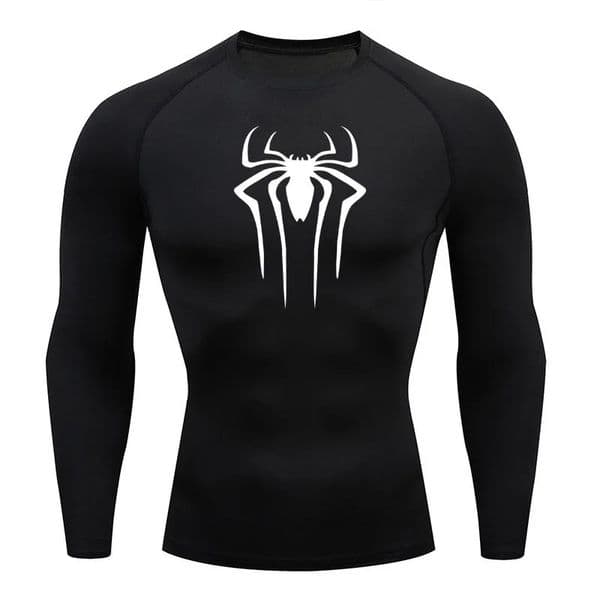Sun Protection Sports Second Skin Running Tshirt Mens Fitness Rashgarda MMA Long Sleeves Compression Shirt Workout Clothing 241114