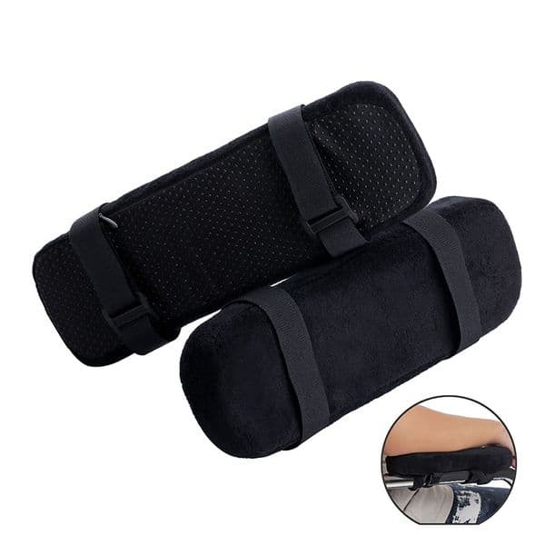 1/2Pcs Office Chair Parts Arm Pad Sponge Armrest Cover Cushion Pads For Home Office Chair Comfortable Elbow Pillow