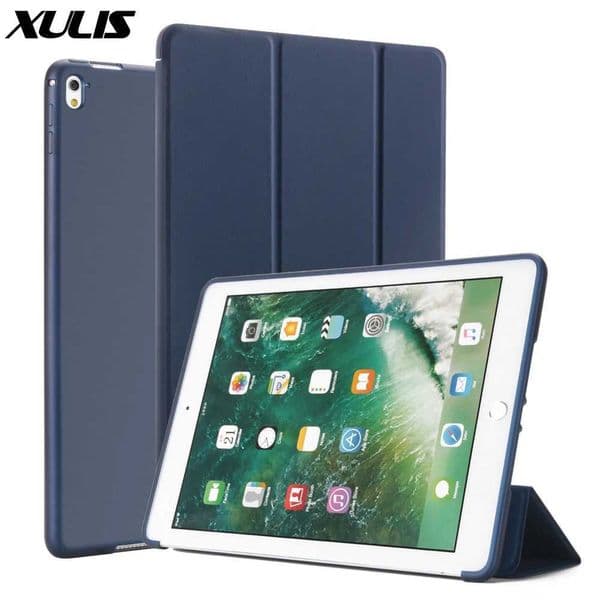 New Arrival Suitable for iPad Pro 9.7 shell 2016 A1673/A1674 smart cover triple fold bracket shockproof shell suitable for iPad Pro 9.7-inch shell PU leather Z241115