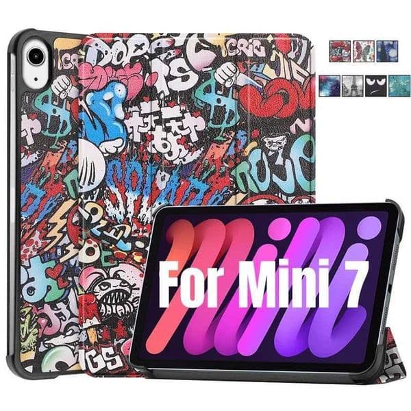 New Arrival IPad Mini 7 8.3 A2993 A2996 magnetic three fold PU leather stand cover suitable for iPad Mini 6 A2568 A2569 Z241115