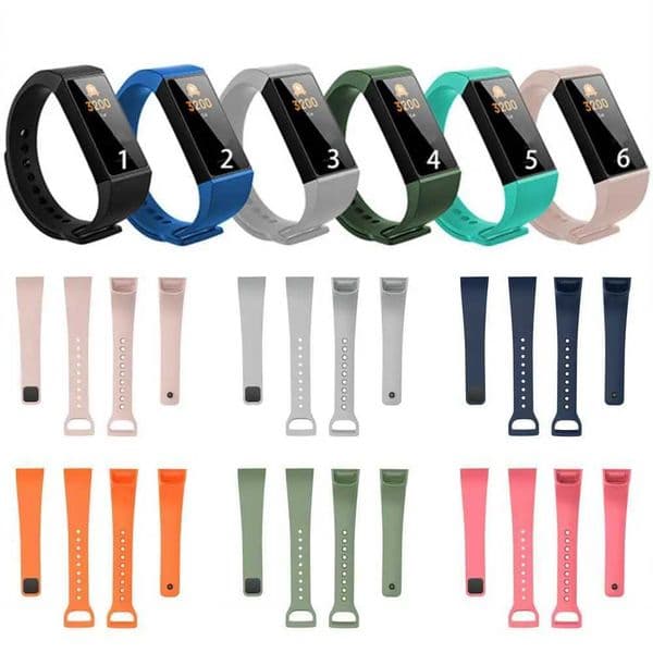 New Arrival Tpe Wah Strap thick Tpu replacement Mi/Mi Band 4c Wah detachable portable wristband Z241115