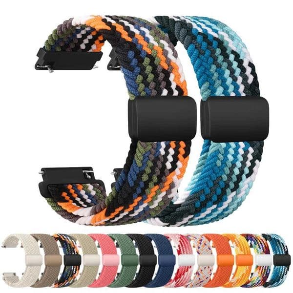 New Arrival 47mm braided magnetic strap for Amazfit GTR 4 3 2 2e 3 pro/GTR with bracelet for Amazfit BIP 5/Pace/Stratos 2S 3 Wahband Z241115