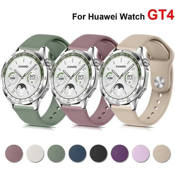 New Arrival Replacing 46mm silicone strap for GT4 with Smartwah strap for Wah GT4 46mm bracelet accessory Z241115