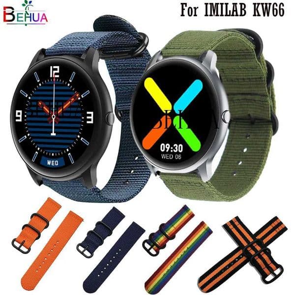 New Arrival IMILAB KW66/YAMAY SW0 smart wristband Fabic bracelet for Ticwah Pro 3/Gin Venus 2 wristband Z241115