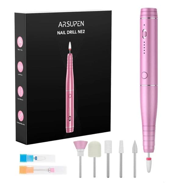 Portable Electric Nail File kit Electric Nail File Gift for Women 25000 RPM Adjustable Speed Electric Manicure and Pedicure 241115